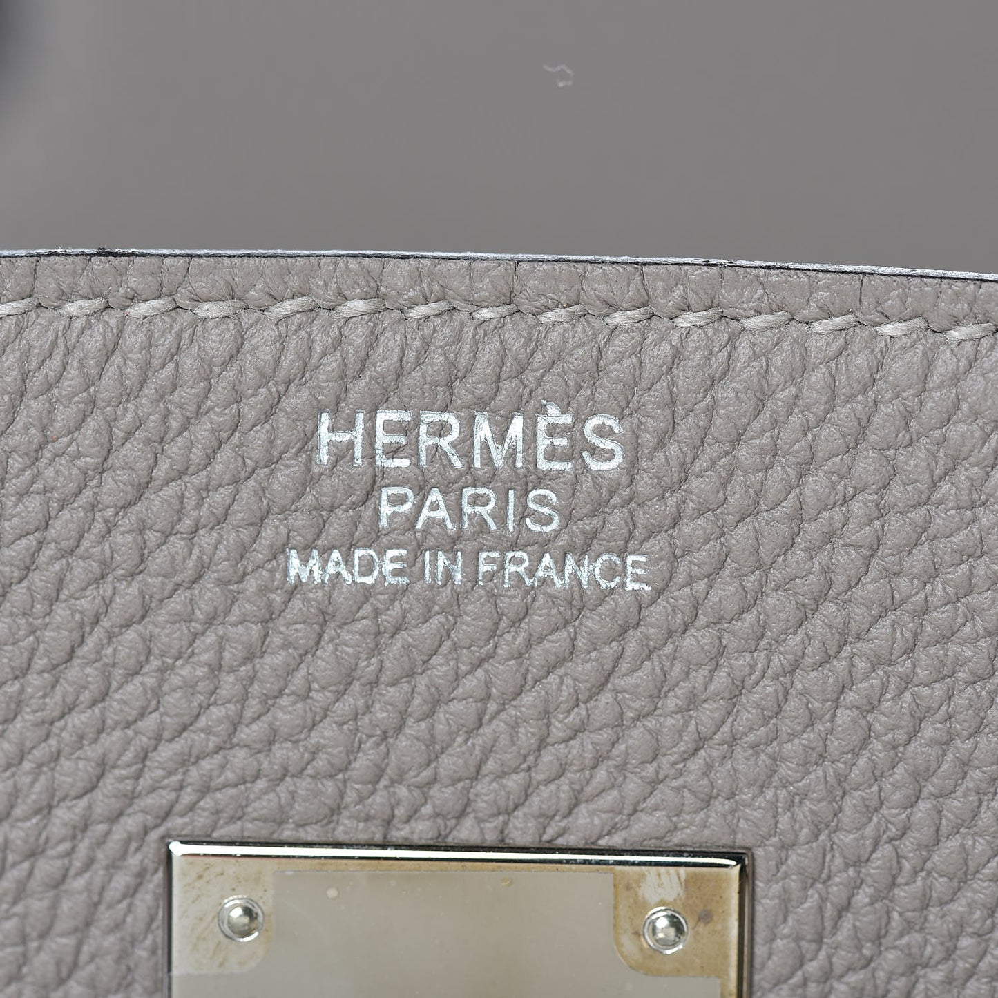 Togo Birkin 30 Gris Asphalte