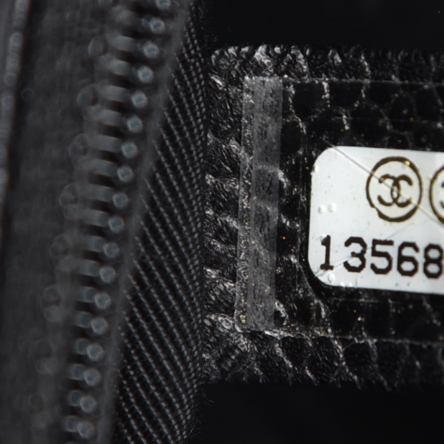 Chanel Caviar Half Moon Wallet On Chain WOC Black 7 of 11