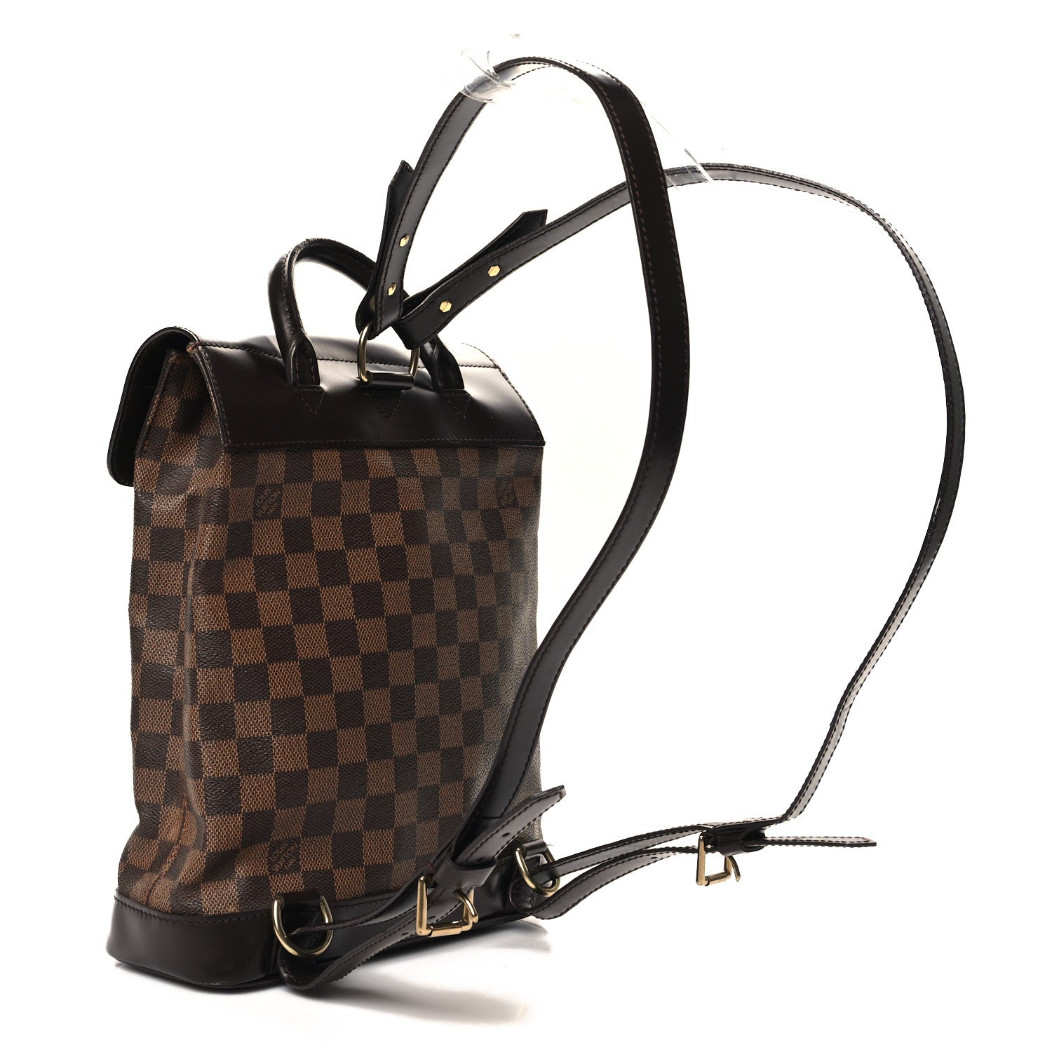 Louis Vuitton Damier Ebene Soho Backpack 3 of 12