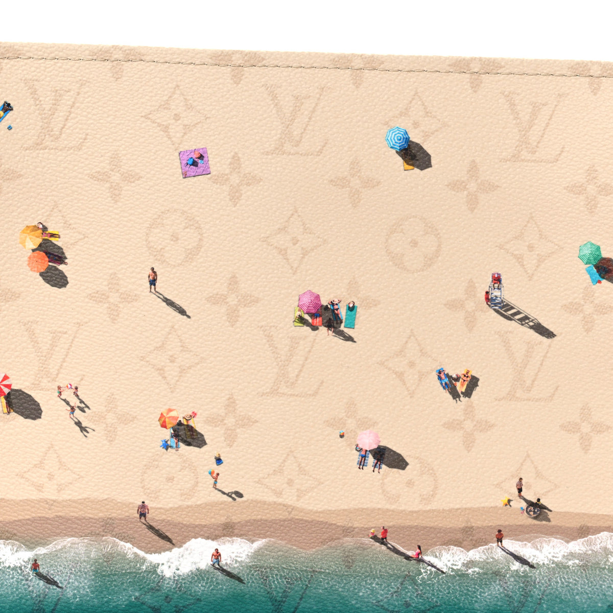 Louis Vuitton Beach Sand Monogram Pochette Toilette GM 7 of 8