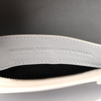 Balenciaga Smooth Calfskin 3D Logo S Ville Top Handle Bag White Screen Blue Black 7 of 20