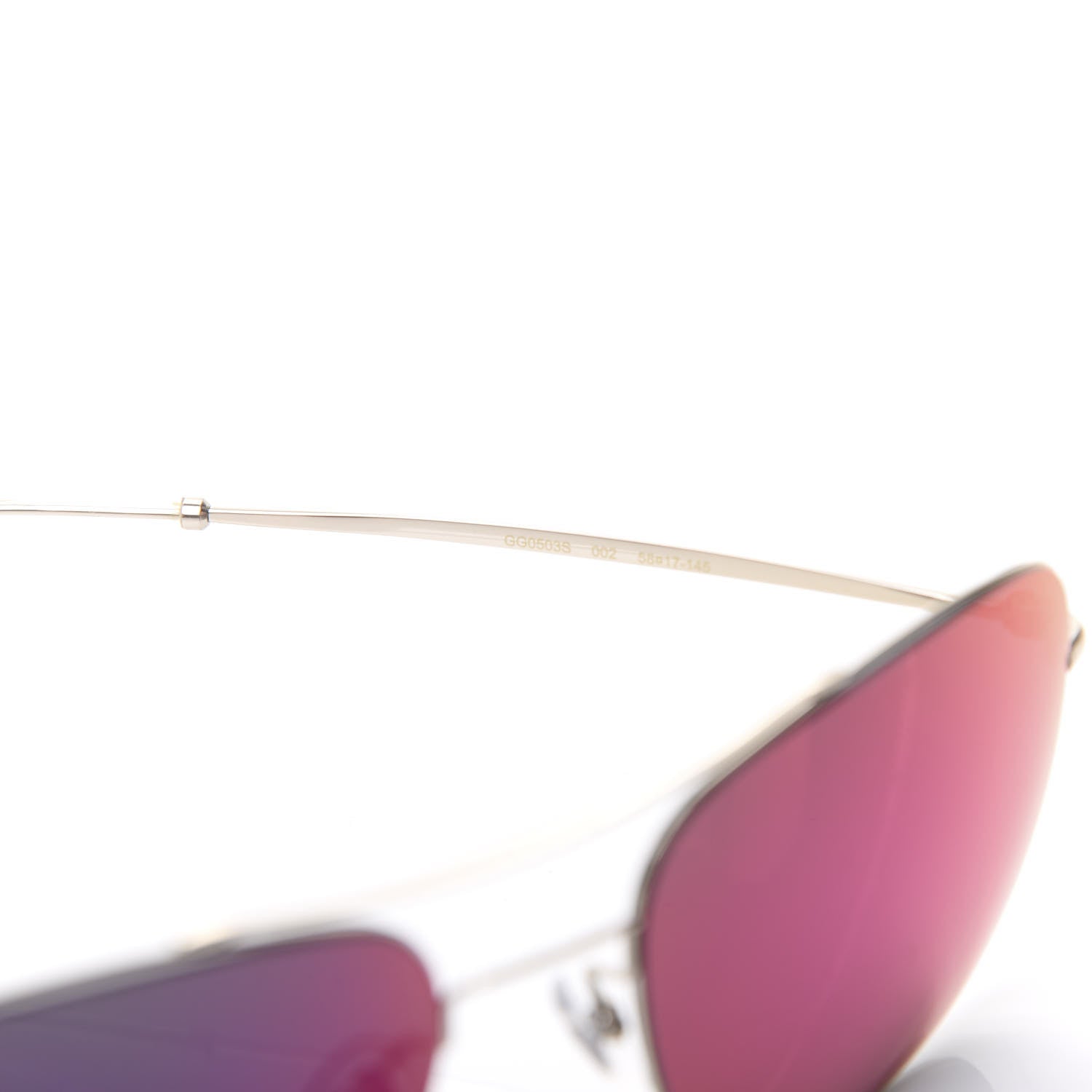 Gucci Aviator Sunglasses GG4253S Gold Purple 5 of 8