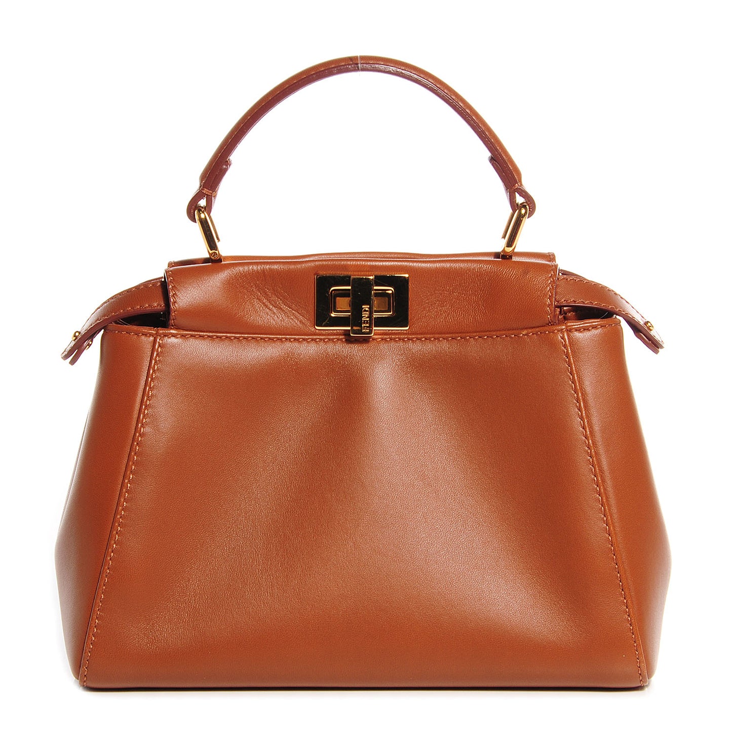 Nappa Mini Peekaboo Iconic Satchel Corteccia