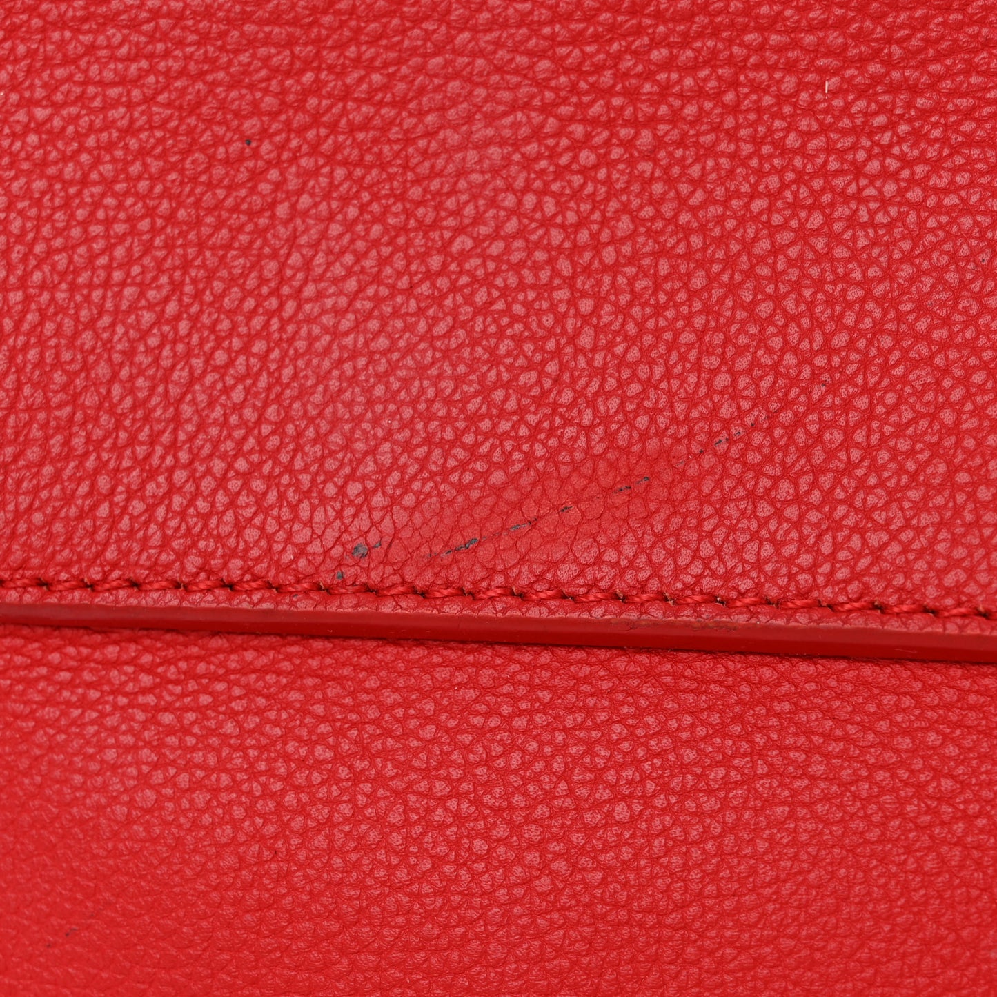 Calfskin Lockme PM Rouge