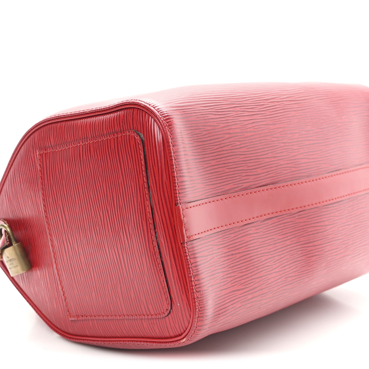 Louis Vuitton Epi Speedy 25 Castillan Red 9 of 10