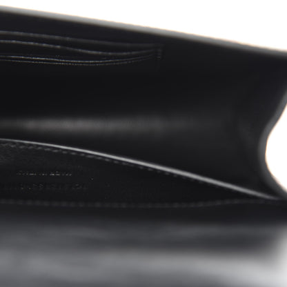 Saint Laurent Smooth Calfskin Star Print Small Spontini Saddle Bag Black Ivory Red 9 of 11