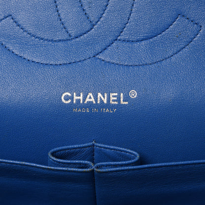 Chanel Caviar Quilted Jumbo Double Flap Blue 7 of 14