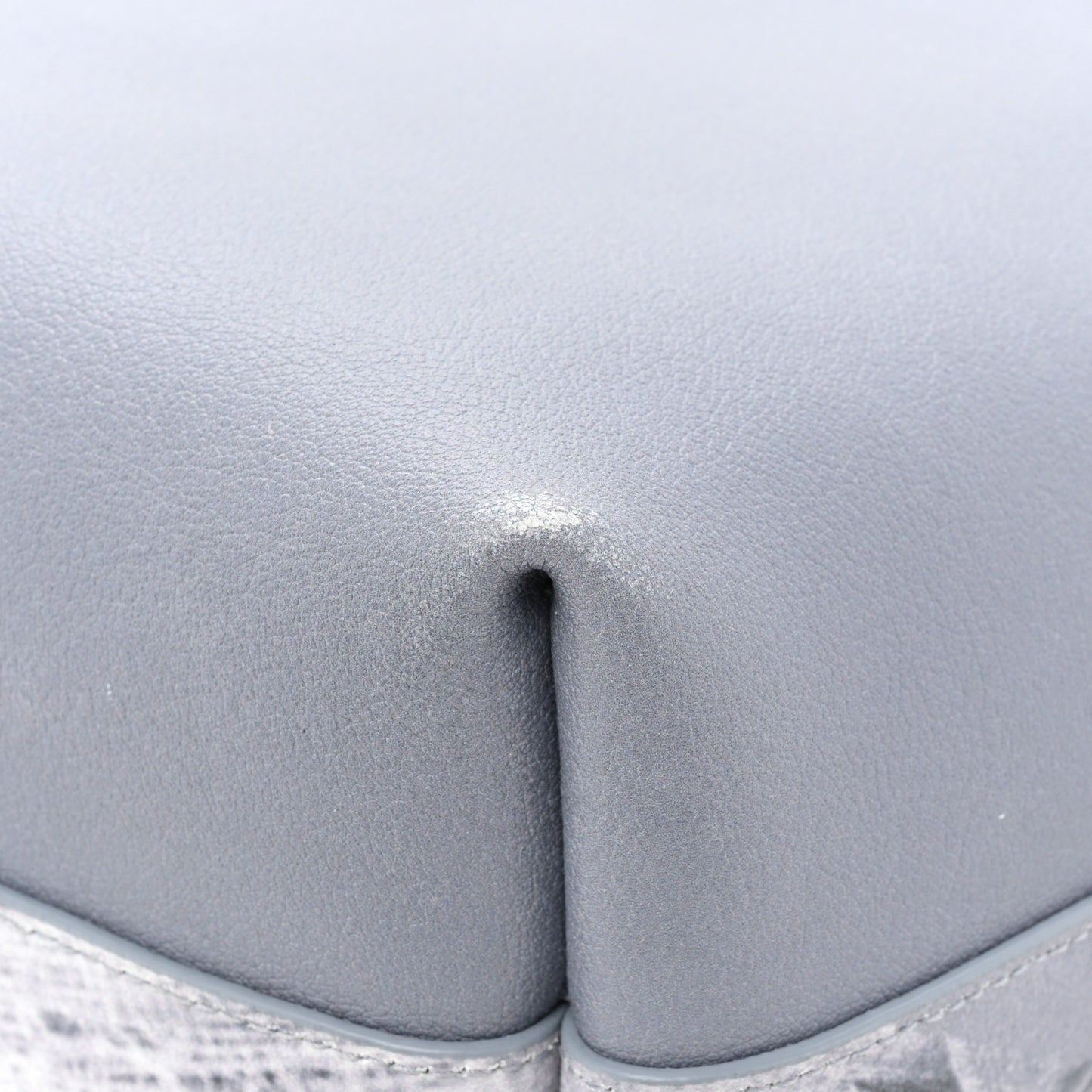 Calfskin Mapplethorpe Rive Droite Shopping Tote Grey White Black