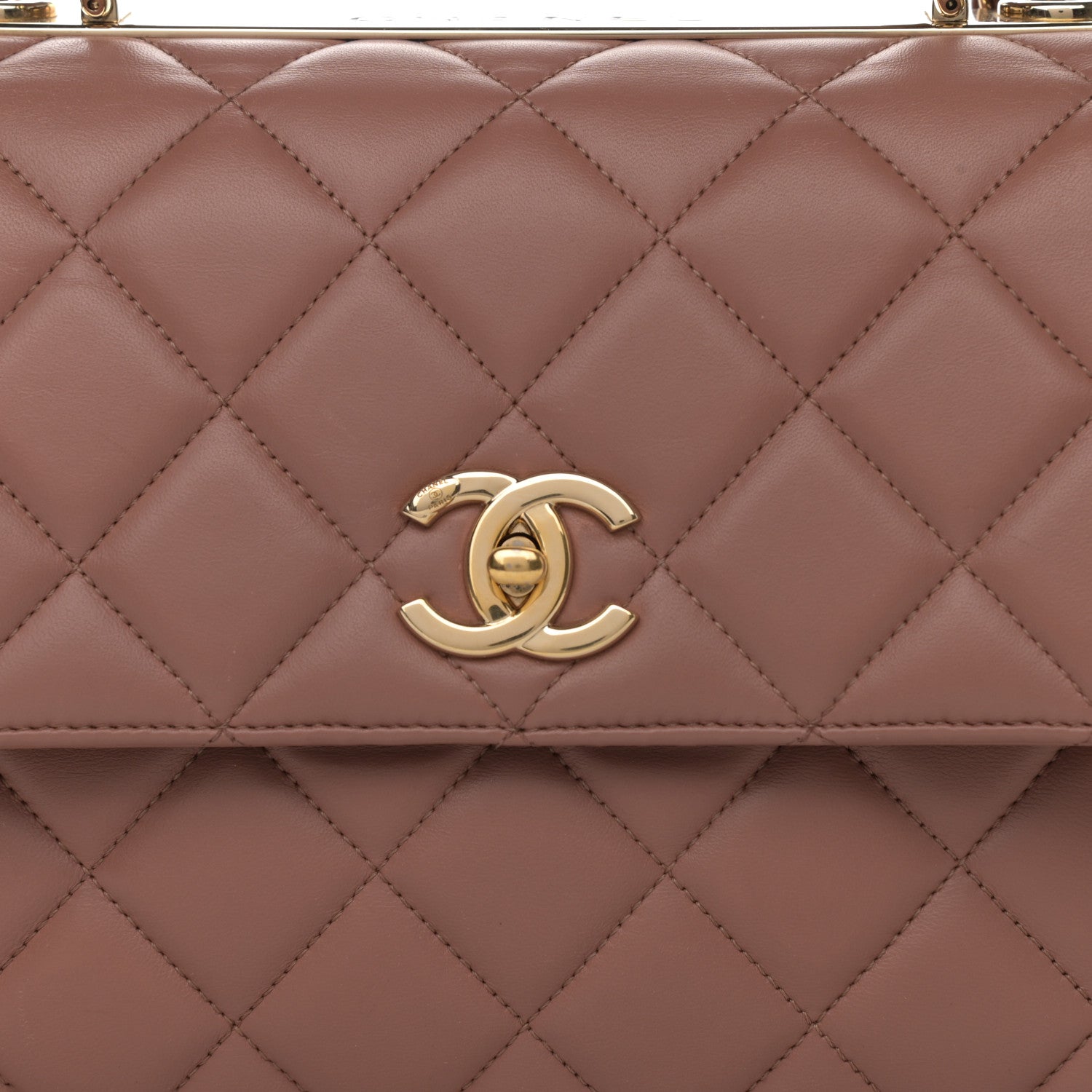 Chanel Lambskin Quilted Medium Trendy CC Flap Dual Handle Bag Nude 7 of 10