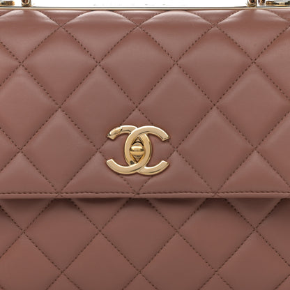 Chanel Lambskin Quilted Medium Trendy CC Flap Dual Handle Bag Nude 7 of 10