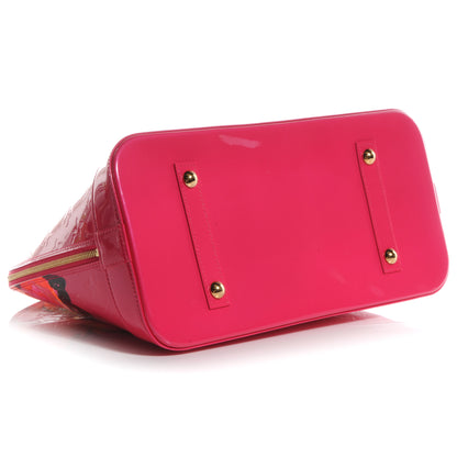 Louis Vuitton Vernis Roses Alma GM Rose Pop 4 of 7