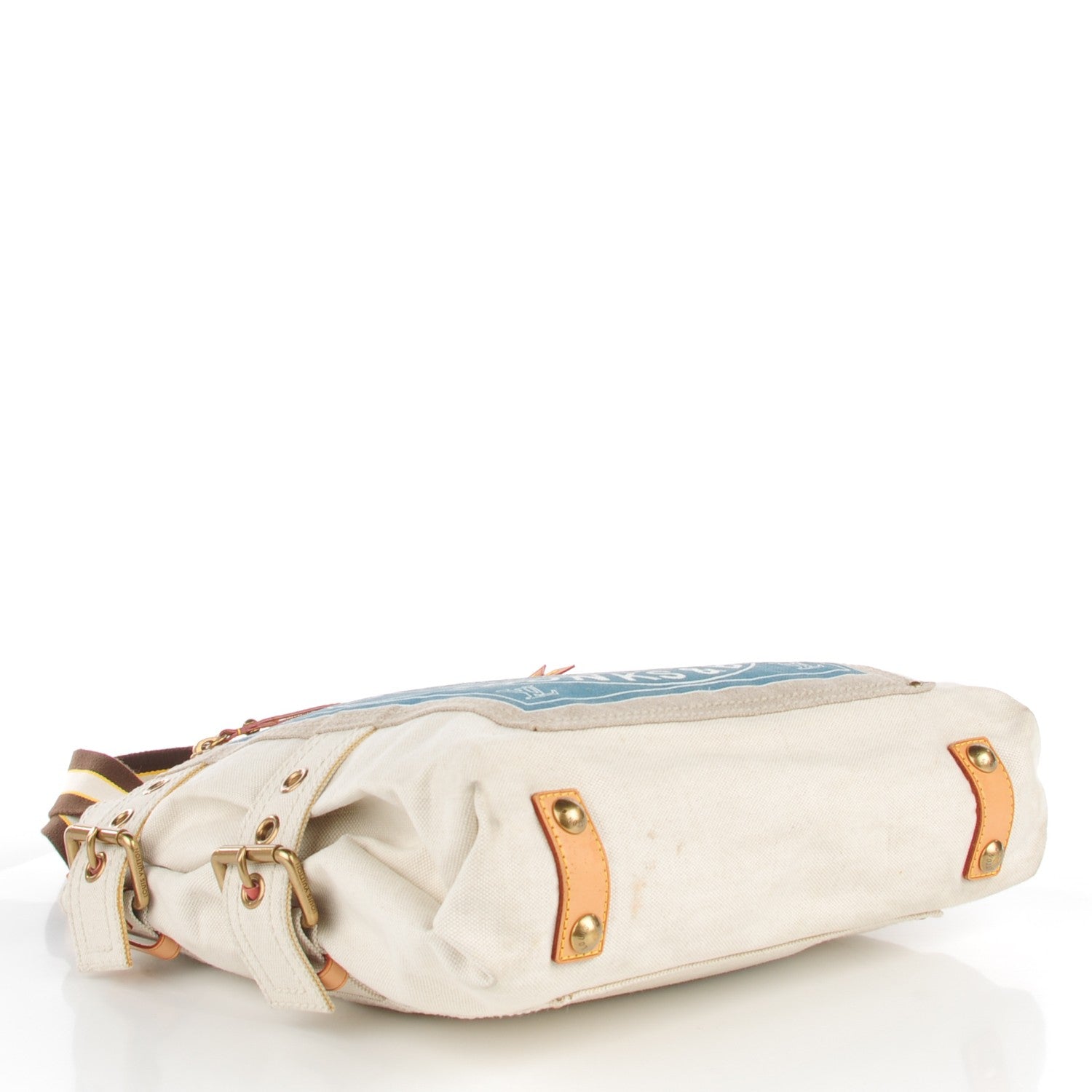 Louis Vuitton Toile Globe Shopper Cabas MM Blue 4 of 7