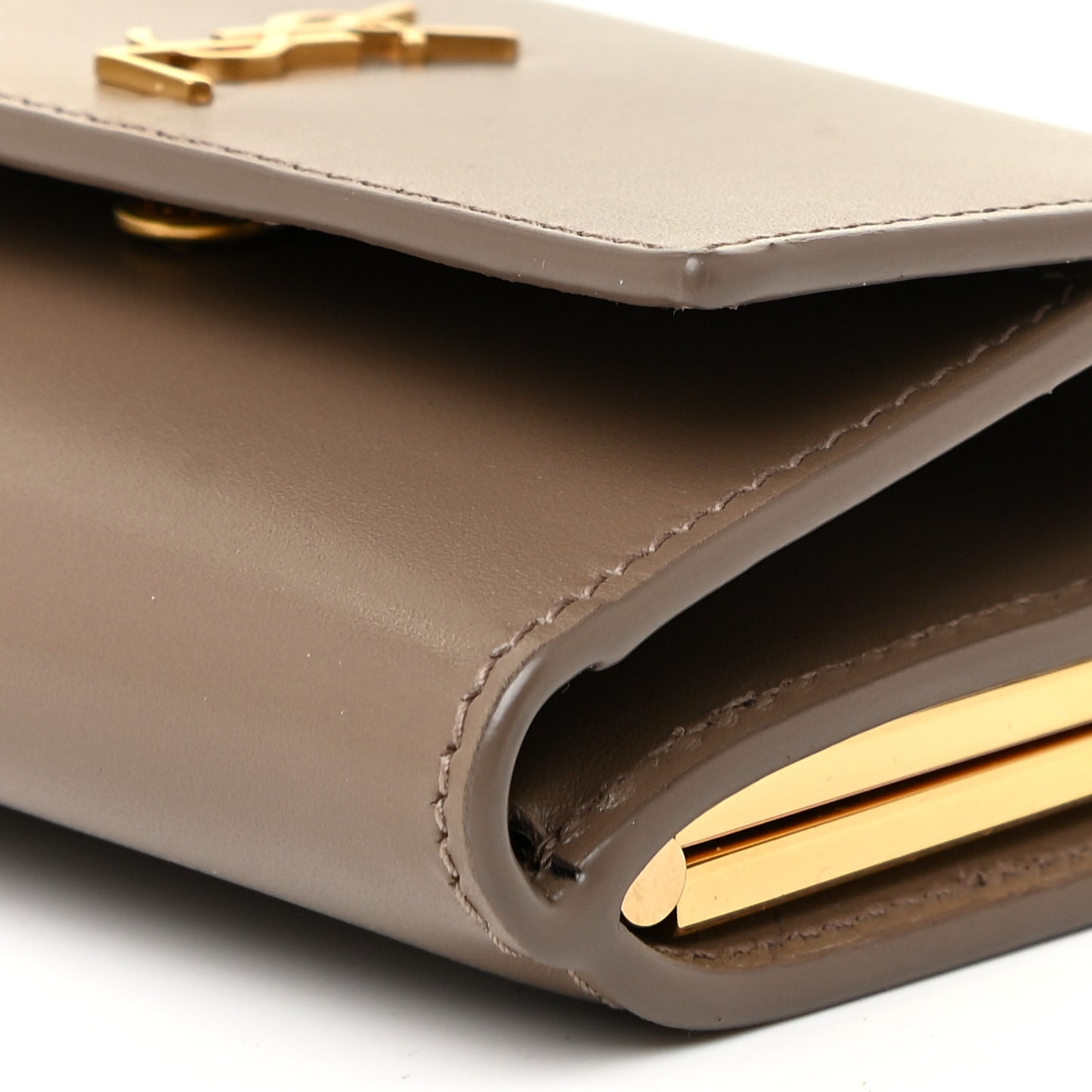 Smooth Calfskin Monogram Rider Belt Bag Taupe