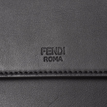 Fendi Vitello Century Opaco F is Fendi Kan I Shoulder Bag Black 7 of 11