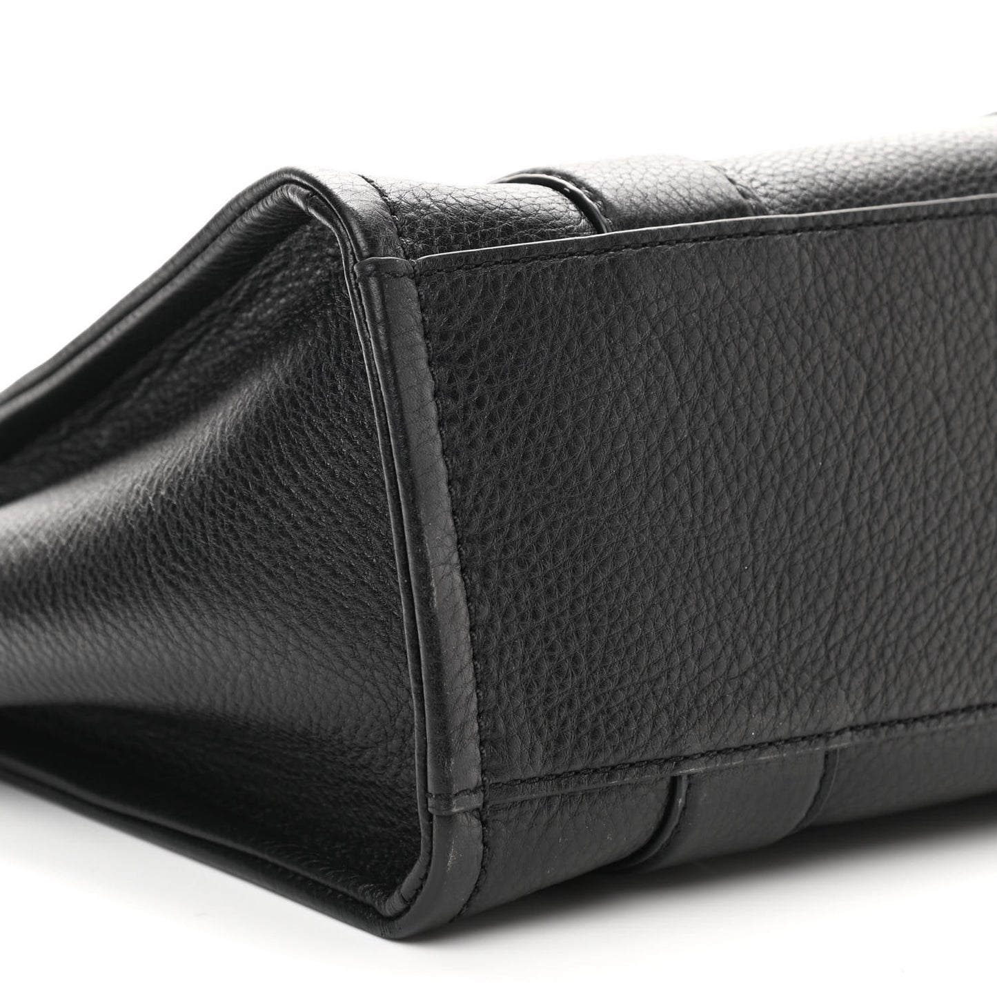 Grained Calfskin Small The Tote Bag Black