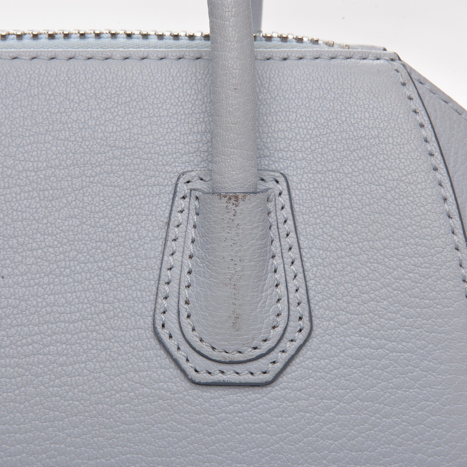 Givenchy Sugar Goatskin Mini Antigona Baby Blue 10 of 11
