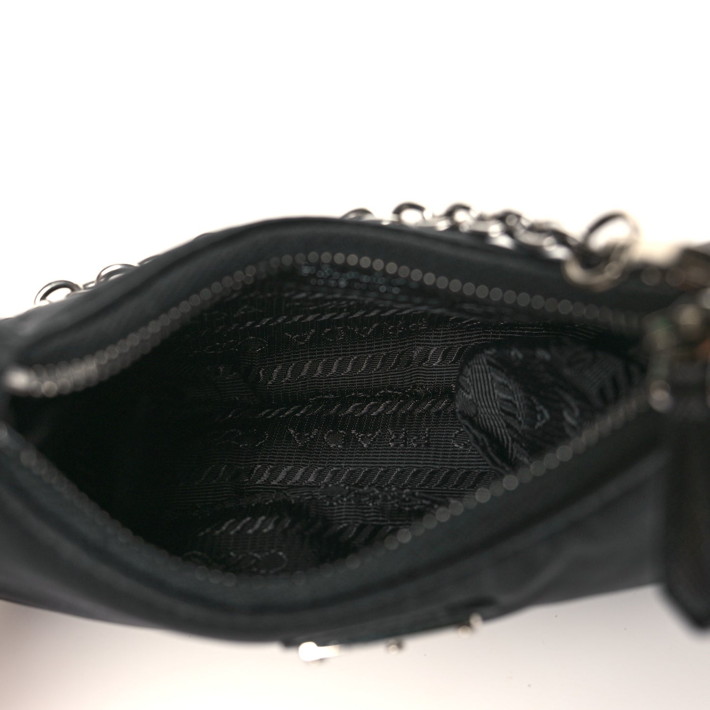 Tessuto Nylon Mini Re-Edition 2000 Shoulder Bag Black