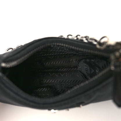 Prada Tessuto Nylon Mini Re-Edition 2000 Shoulder Bag Black 5 of 8