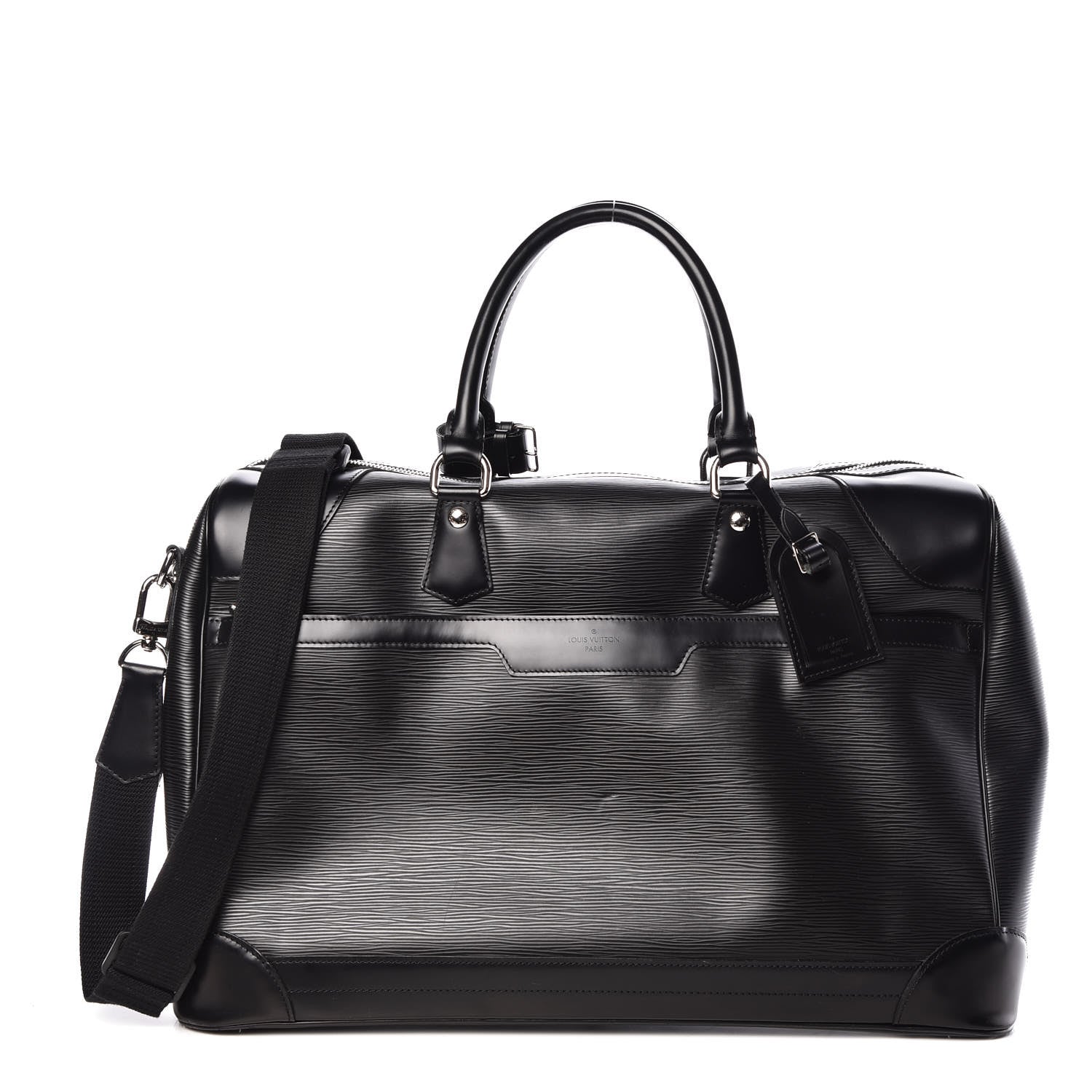 Louis Vuitton Epi Sac Bourget 50 Black 1 of 8