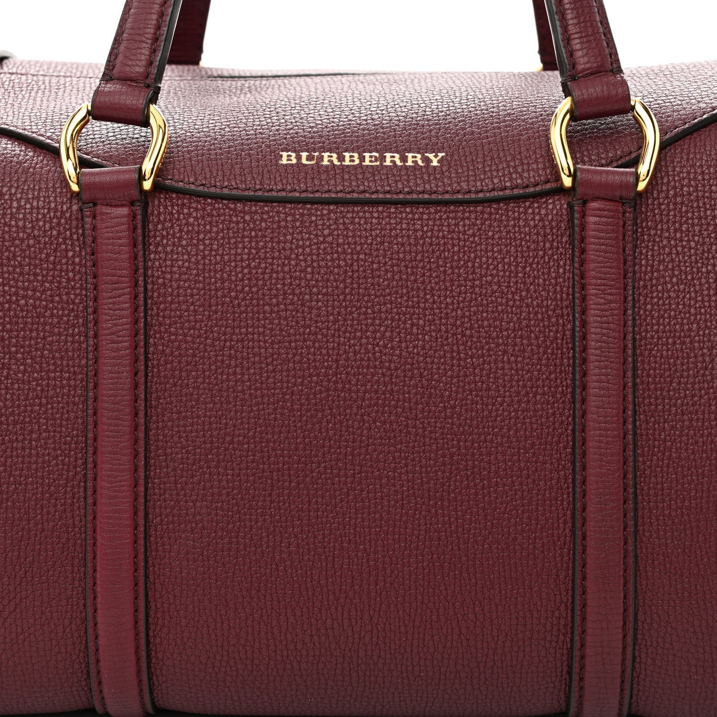 Derby Calfskin Medium Alchester Bowling Bag Mahogany Red