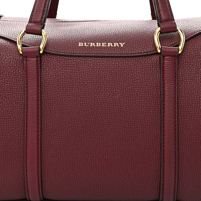 Burberry Derby Calfskin Medium Alchester Bowling Bag Mahogany Red 8 of 10