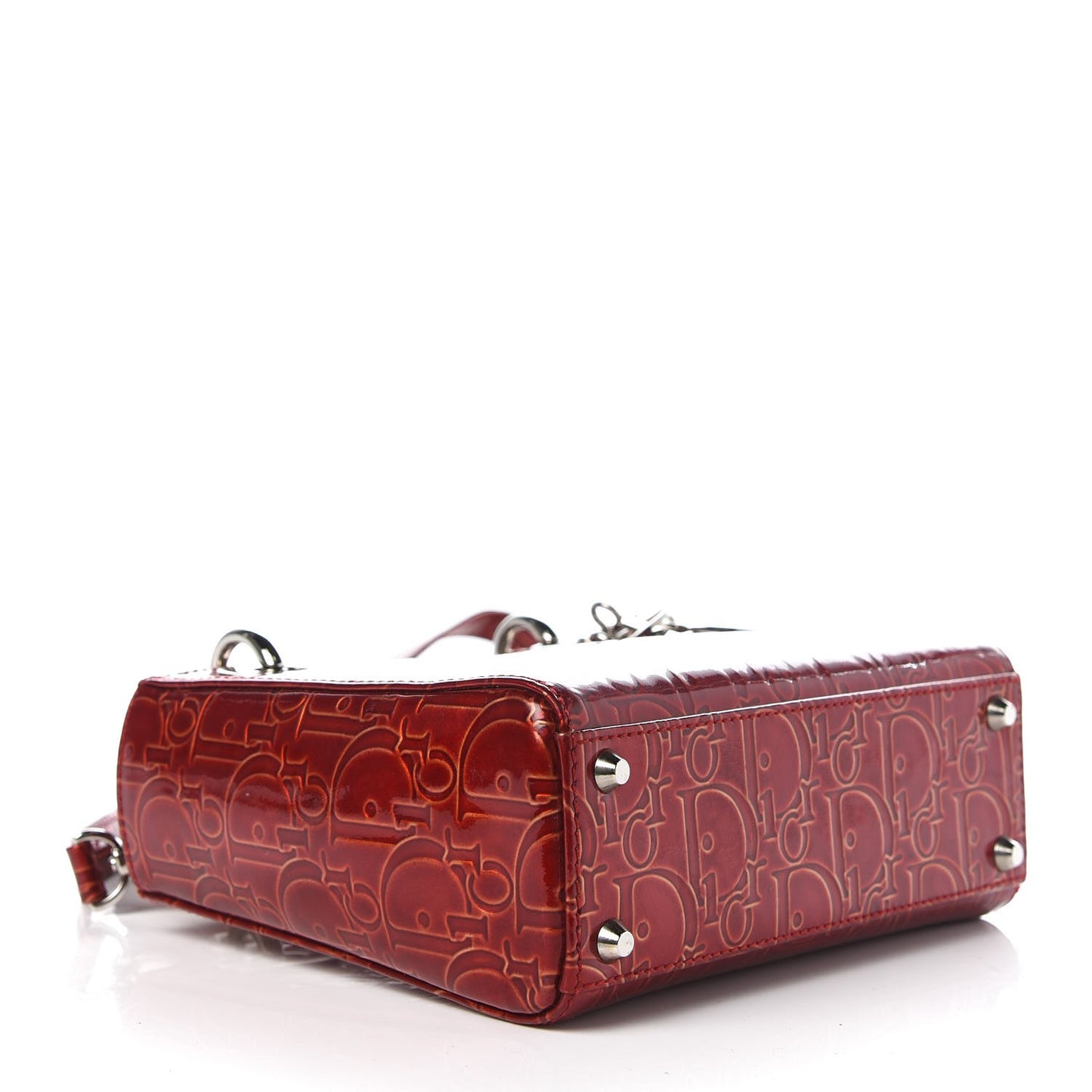 Patent Ultimate Mini Lady Dior Rouge