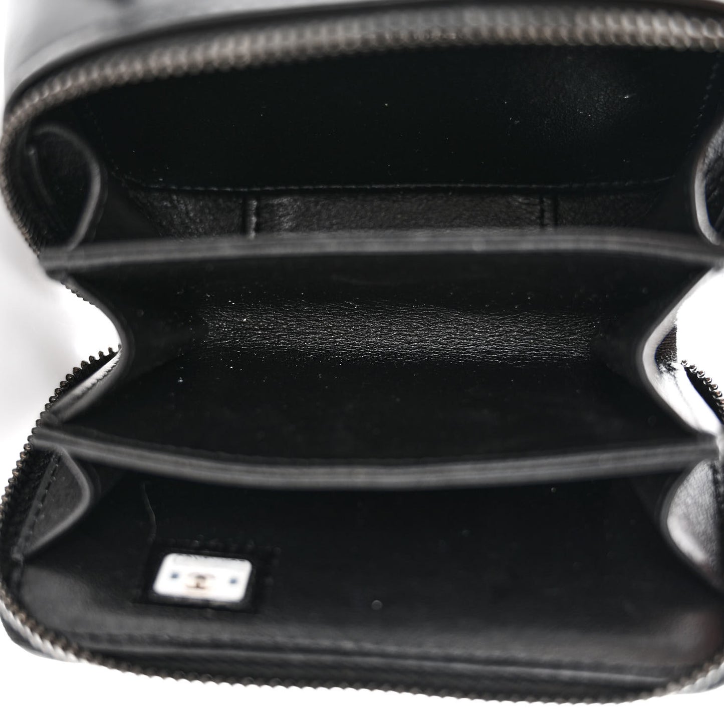 Lambskin Satin Strass Studded Clutch With Chain So Black