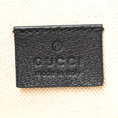 Gucci Grained Calfskin Logo Belt Bag Black 6 of 10