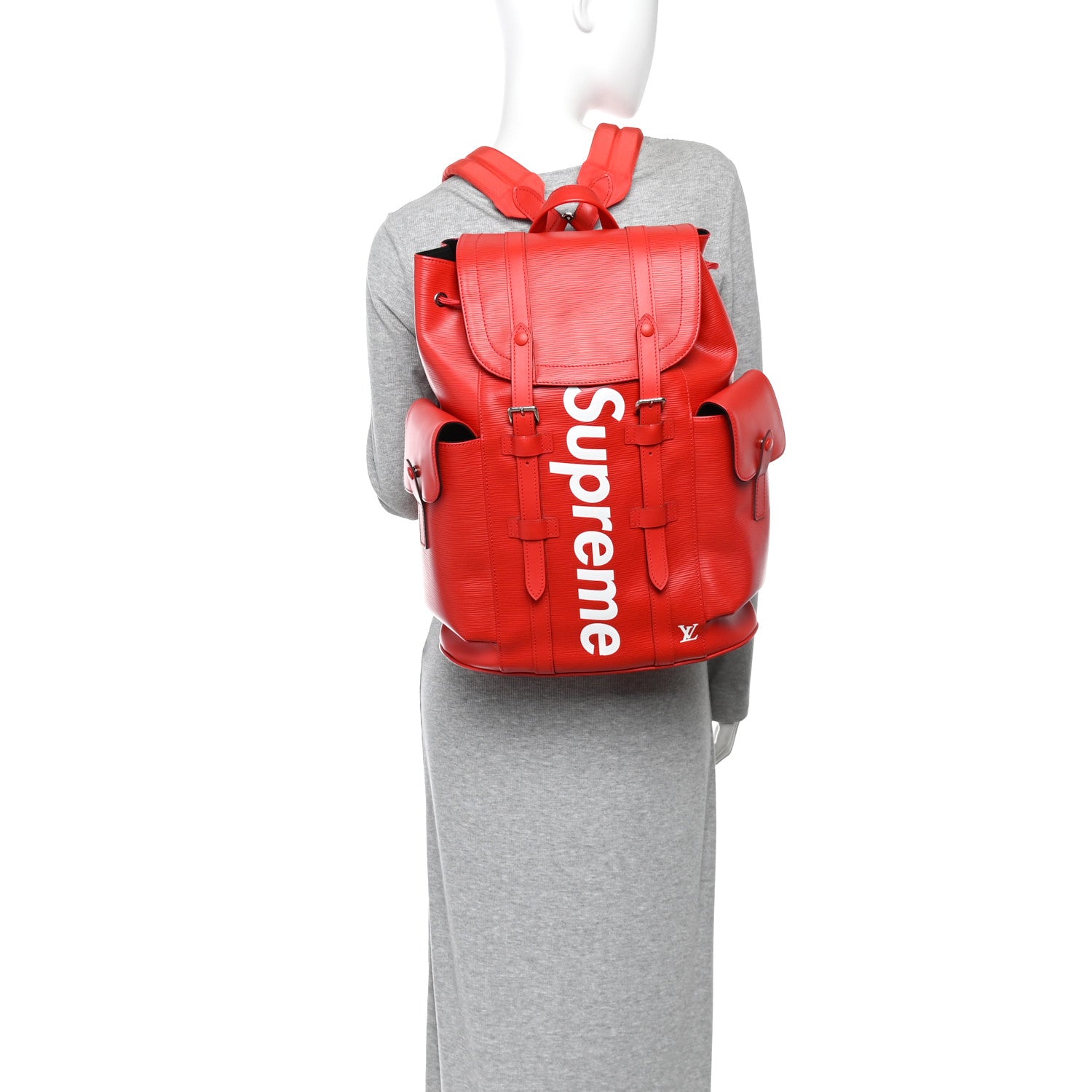 aaa louis vuitton supreme christopher backpack pm x Subt!e Louis Vuitton Black Epi Christopher