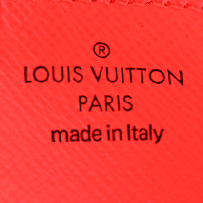 Louis Vuitton Taigarama Coin Card Holder Fire Red 6 of 8
