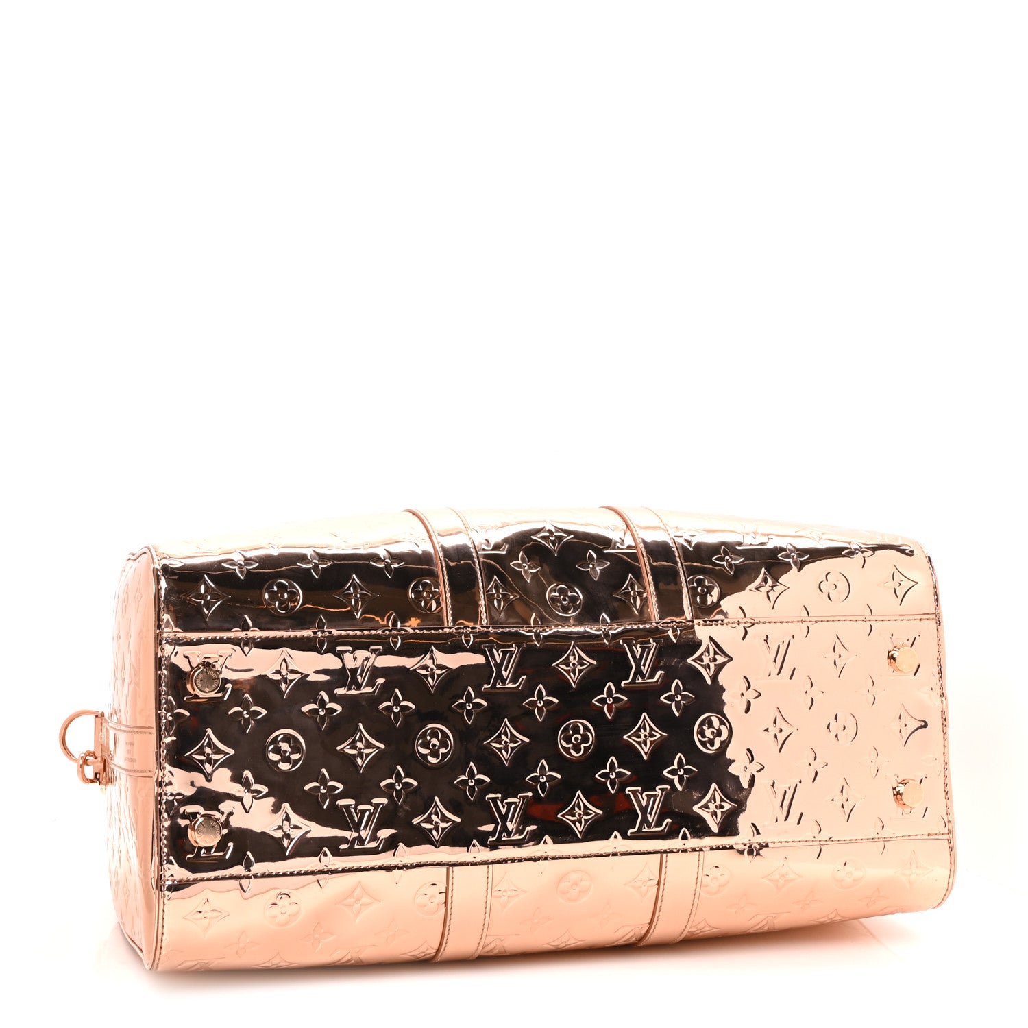 Louis Vuitton Monogram Mirror Keepall Bandouliere 45 Copper 4 of 9
