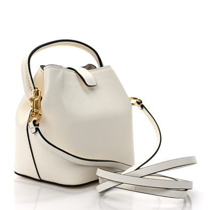 Valentino Garavani Nappa Mini Vlogo Bucket Bag White 3 of 9
