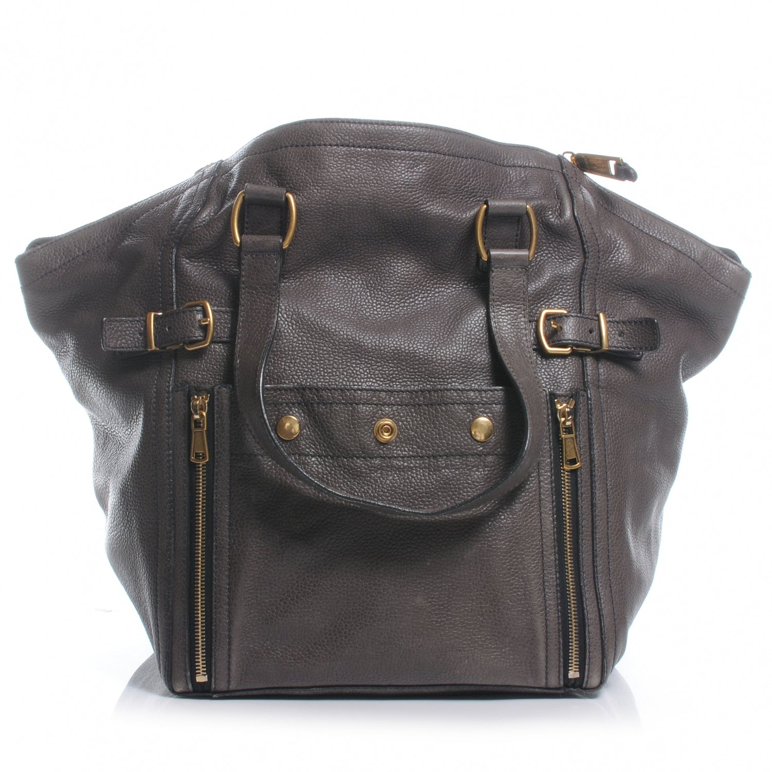 Saint Laurent Medium Downtown Tote Grey 1 of 7