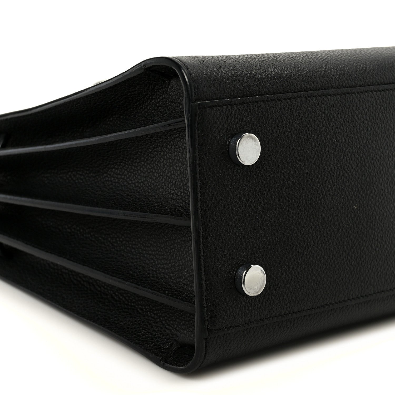 Saint Laurent Grained Calfskin Small Sac De Jour Black 10 of 11