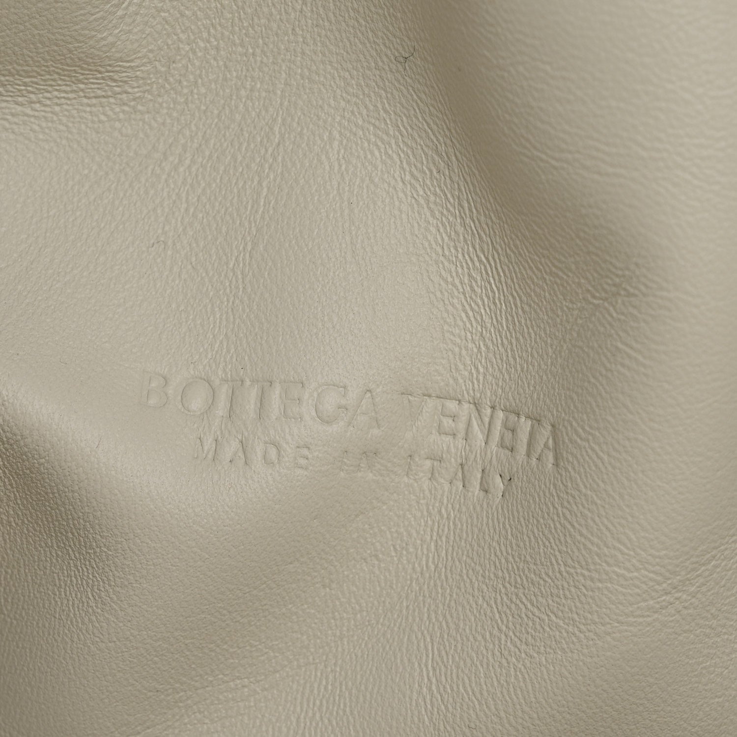 Bottega Veneta Metallic Crinkled Lambskin The Pouch Oversized Clutch Oro 6 of 11