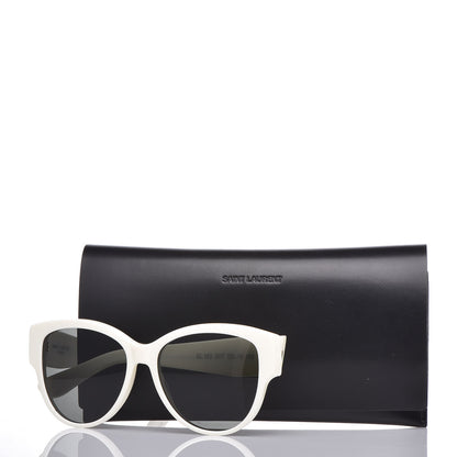 Saint Laurent SL M3 007 Sunglasses Ivory 8 of 8
