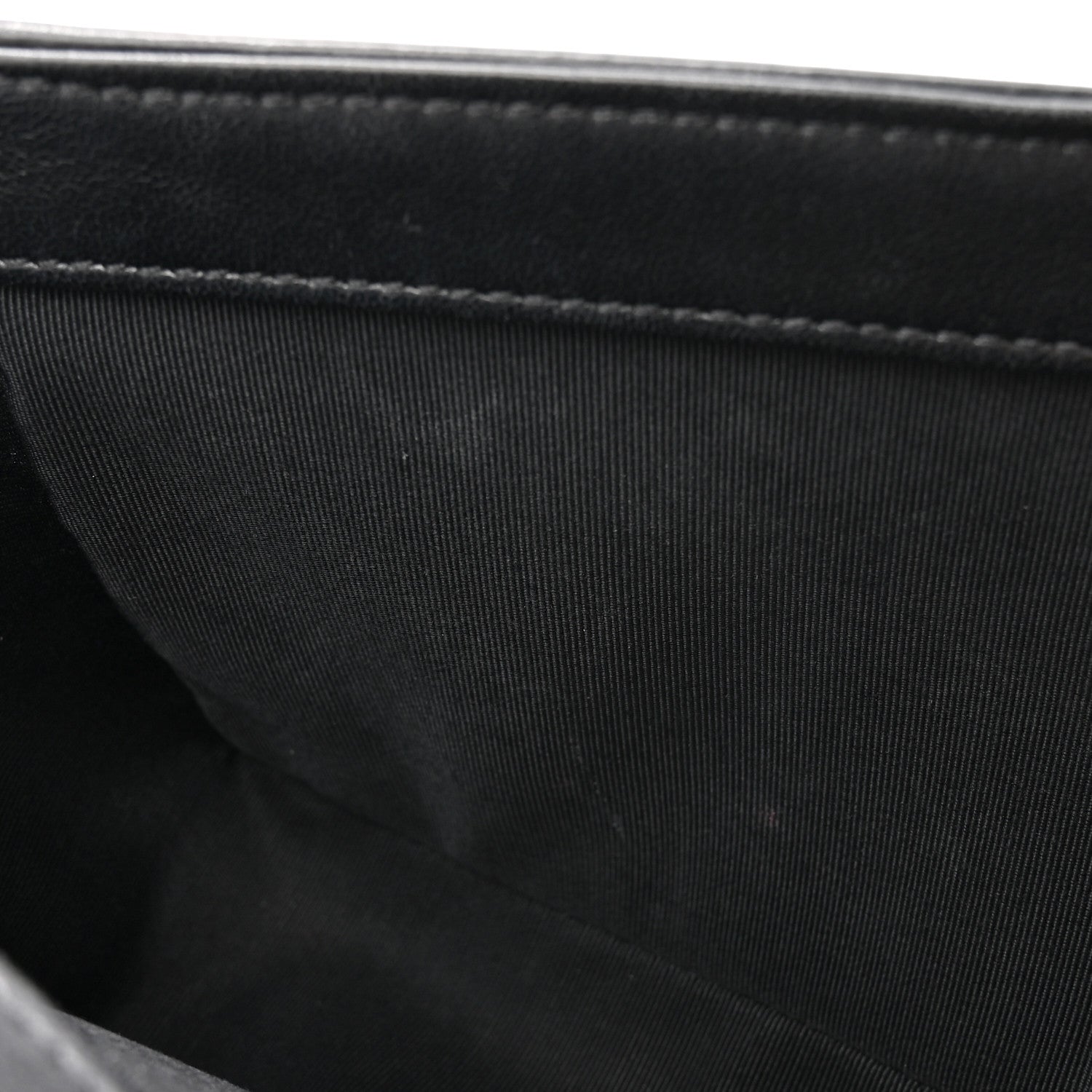 Chanel Lambskin Quilted Medium Boy Flap Black 12 of 15