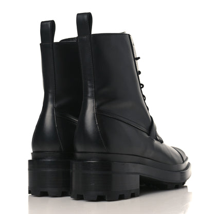 Hermes Glossed Calfskin Funk Ankle Boots 39.5 Black 4 of 9