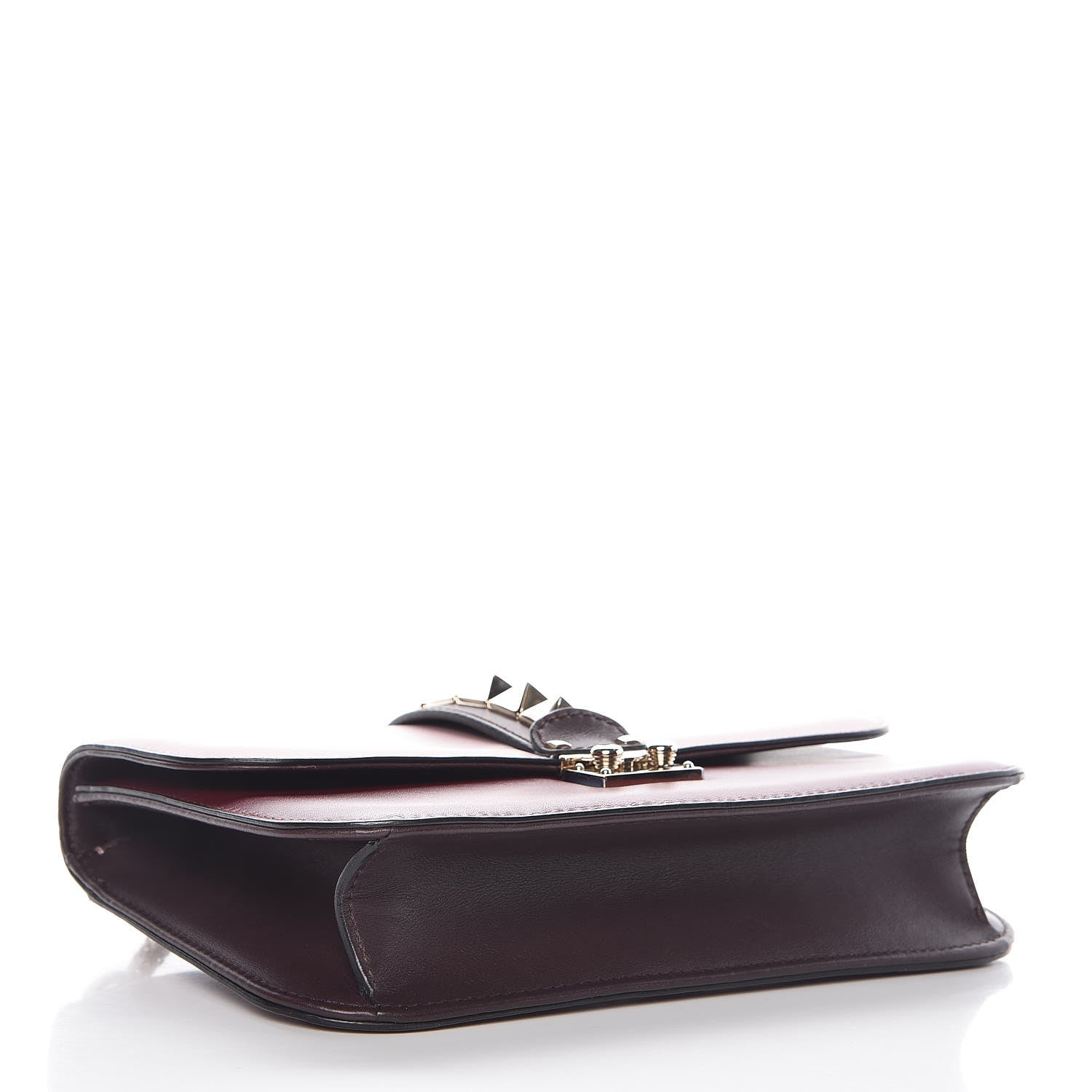 Valentino Garavani Vitello Medium Glam Lock Rockstud Flap Rubin Water Rose Marine 4 of 9