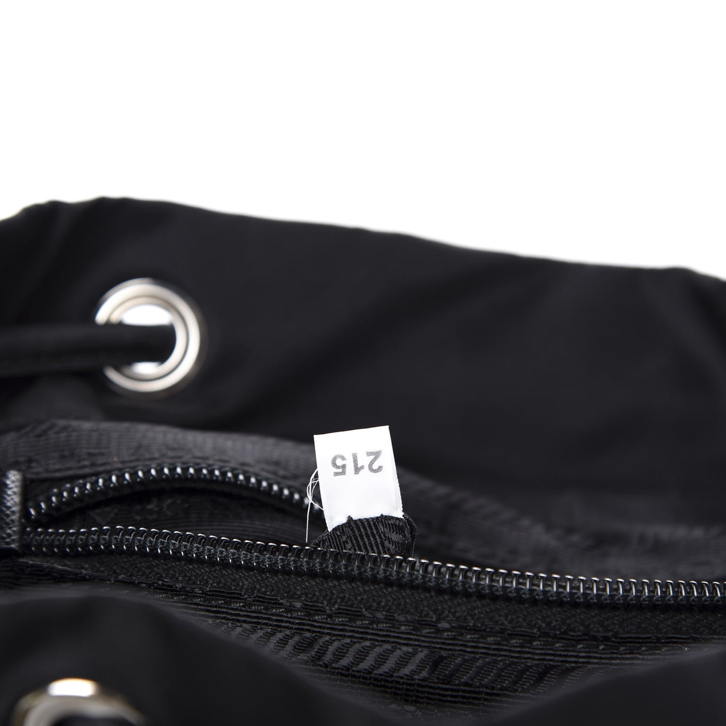 Tessuto Nylon Saffiano Small Backpack Black