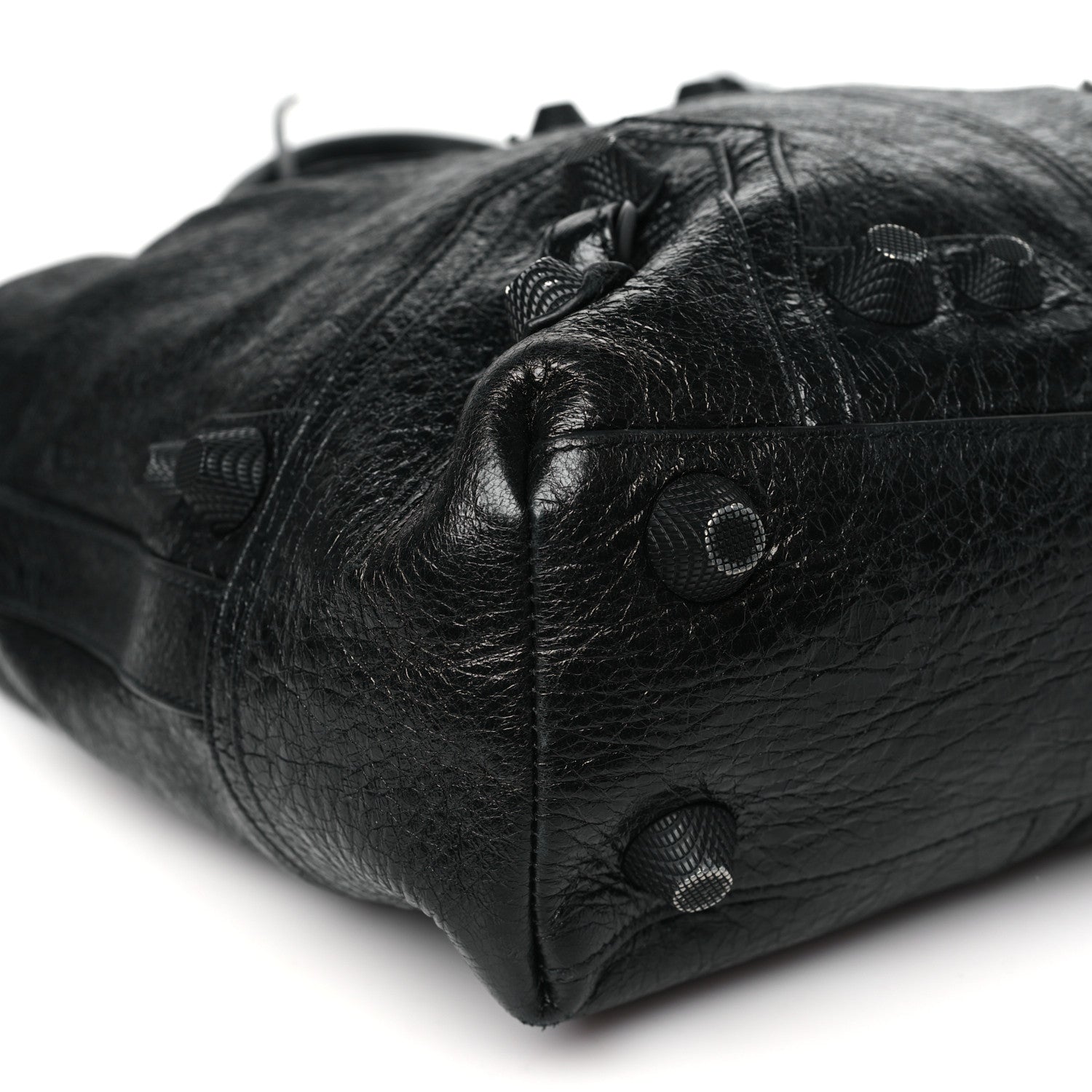 Balenciaga Agneau Arena Medium Le Cagole Tote Bag Black 9 of 12