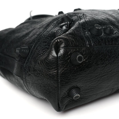 Balenciaga Agneau Arena Medium Le Cagole Tote Bag Black 9 of 12