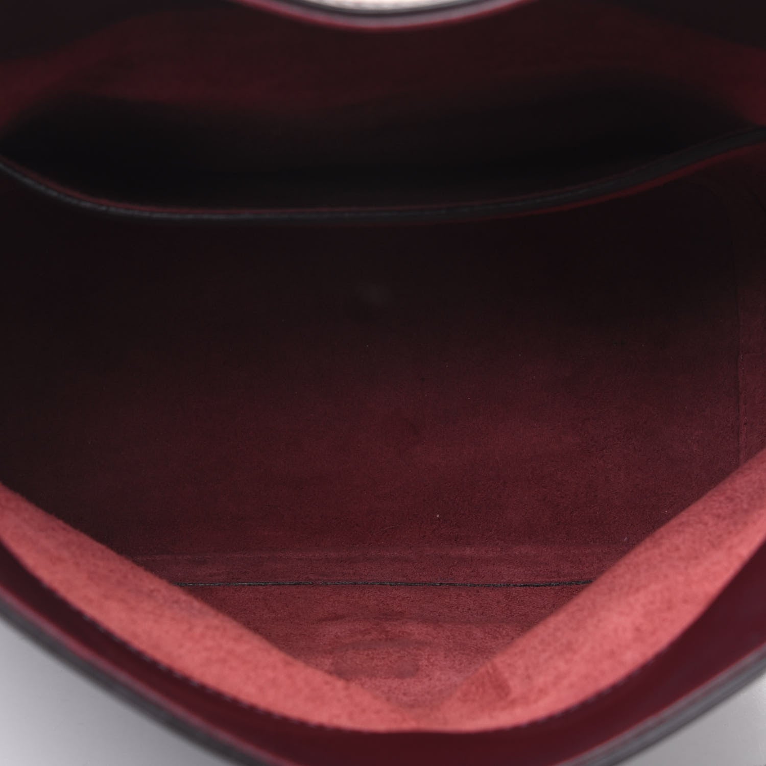 Celine Smooth Calfskin Buckle Bucket Bag Burgundy 5 of 21