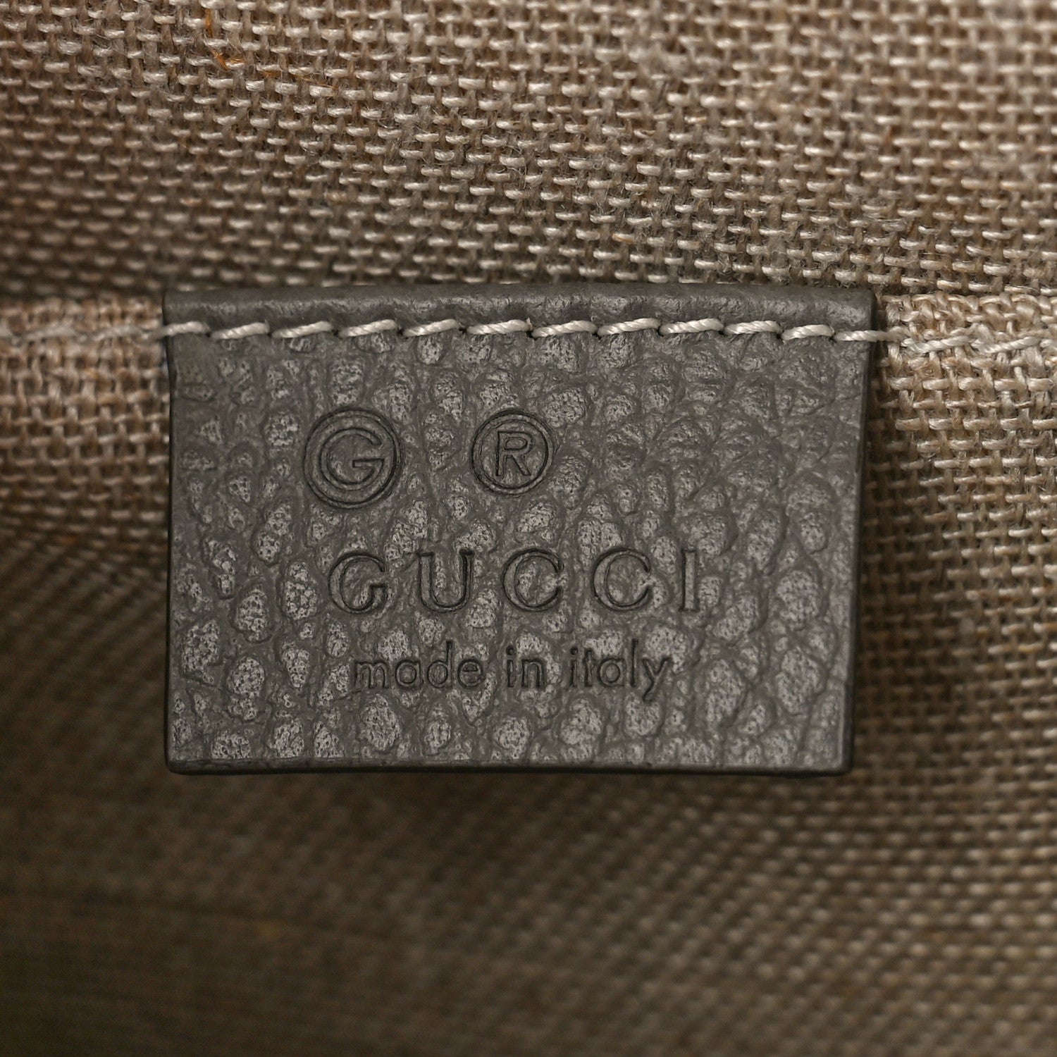 Gucci Dollar Calfskin Small Interlocking G Shoulder Bag Loess 6 of 9