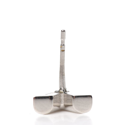 Louis Vuitton Essential V Stud Earrings Silver 5 of 6