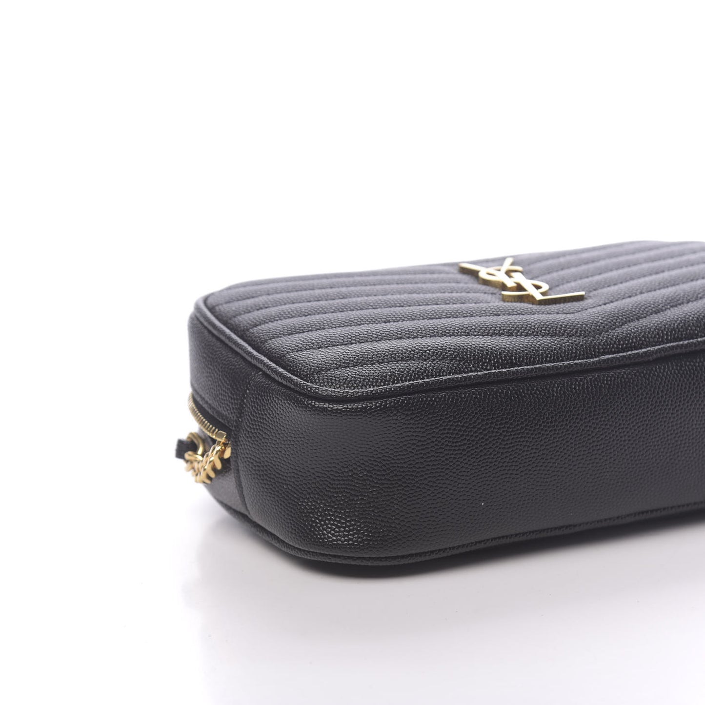 Grain De Poudre Matelasse Monogram Mini Lou Camera Bag Black