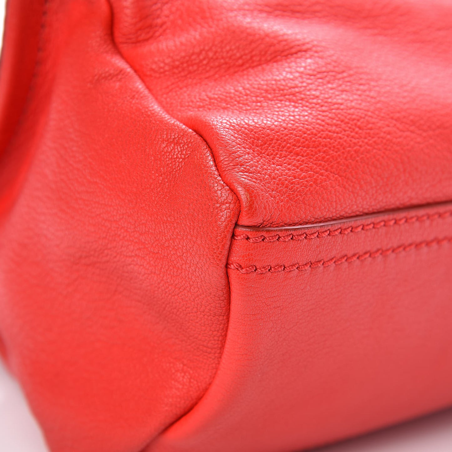 Sugar Goatskin Mini Pandora Red