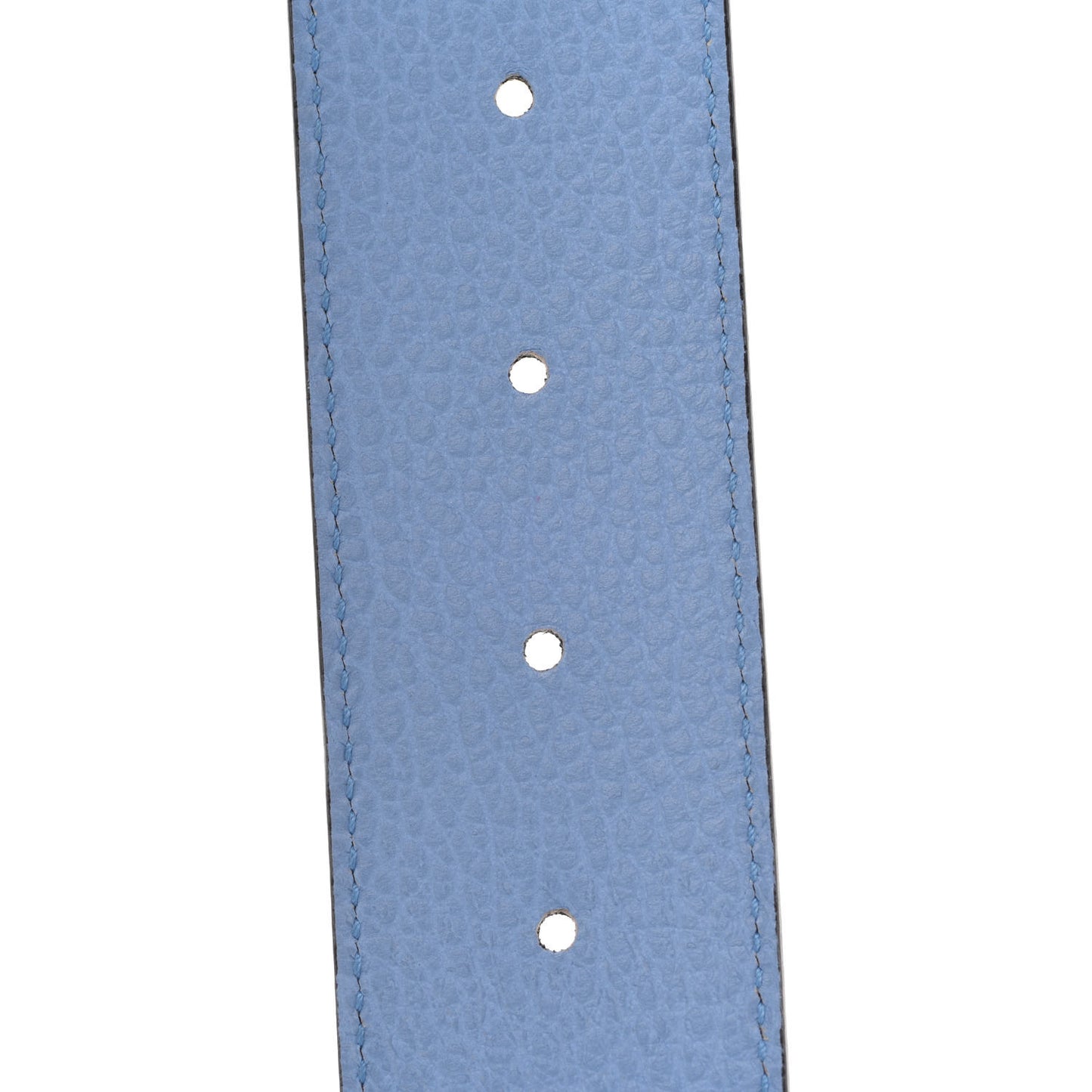 Dollar Calfskin 1973 Reversible Belt 85 34 Black Mineral Blue