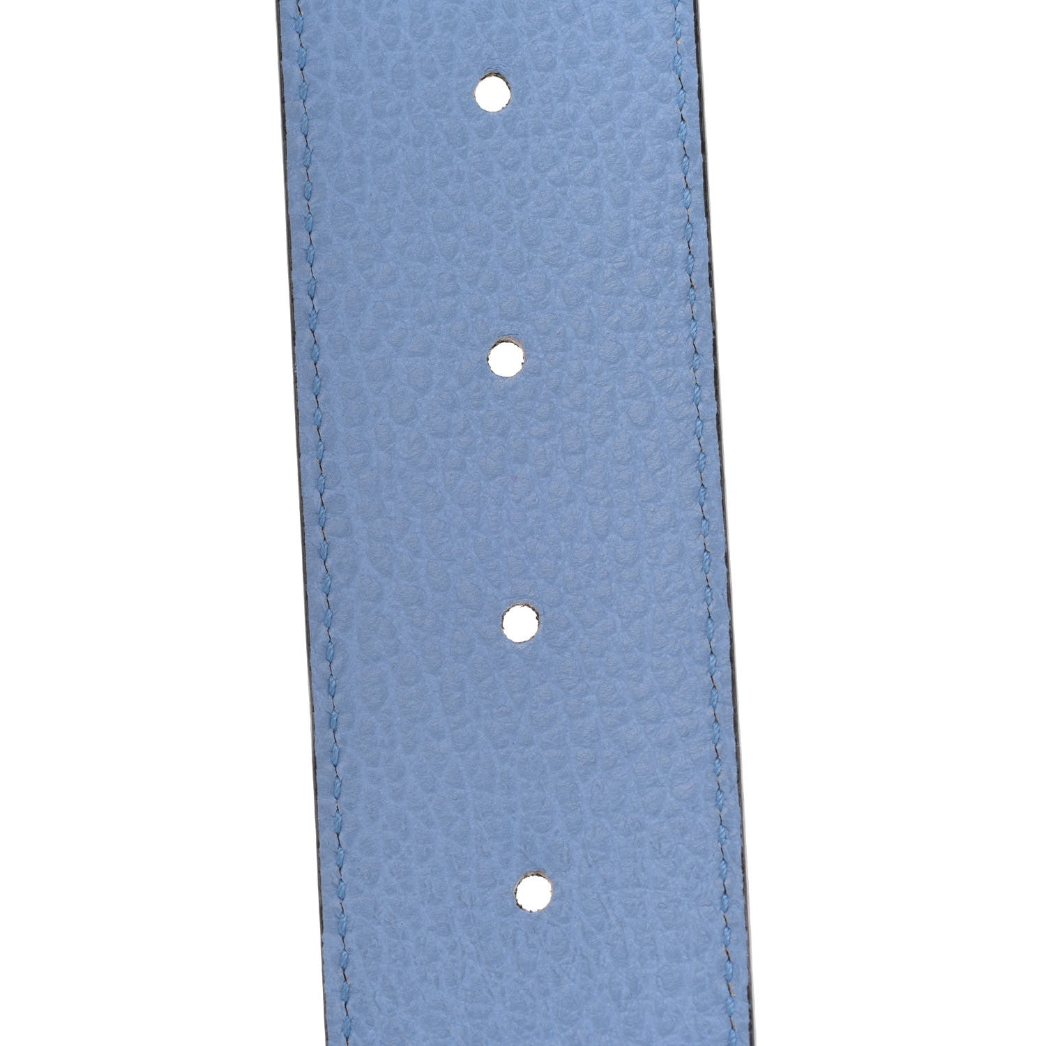 Gucci Dollar Calfskin 1973 Reversible Belt 85 34 Black Mineral Blue 3 of 4