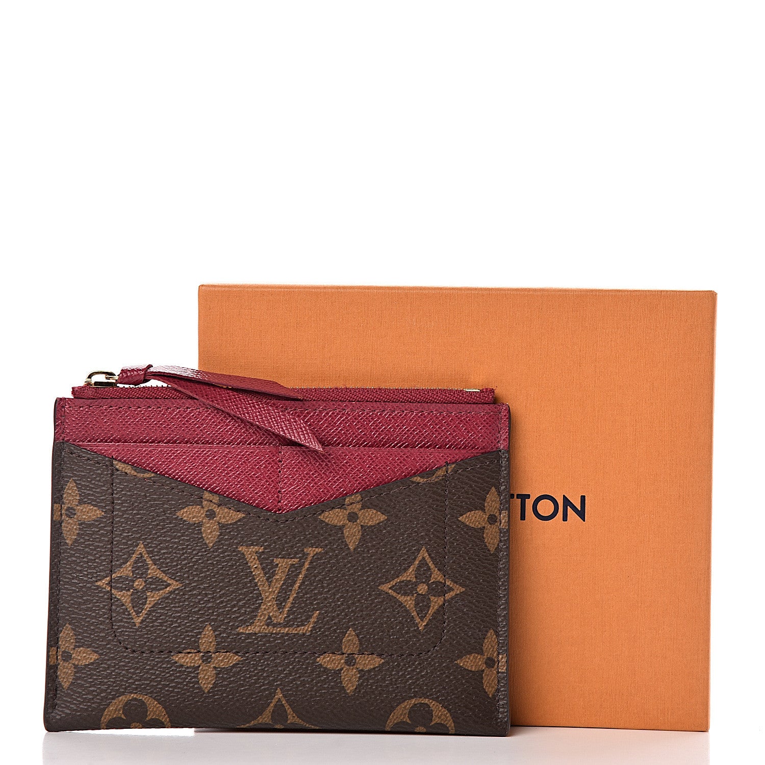 Louis Vuitton Monogram Zipped Card Holder Fuchsia 8 of 8